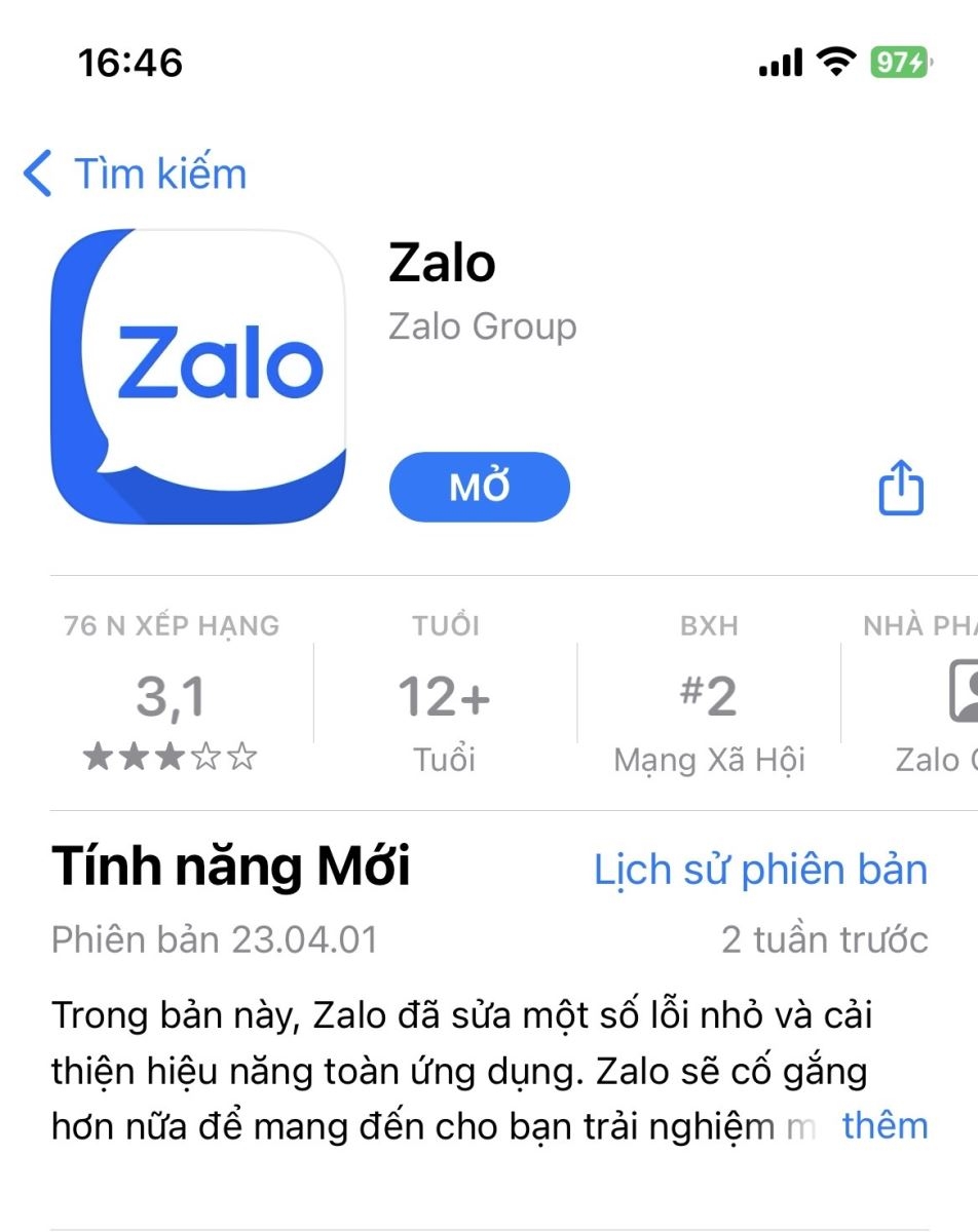 3 cách khắc phục tình trạng cài đặt nhạc chờ trên Zalo bị lỗi 3