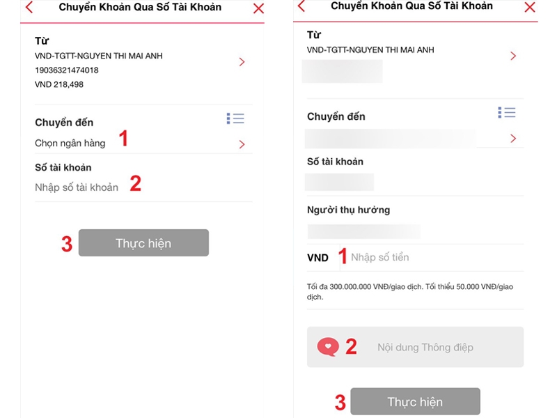 Chuyển tiền Techcombank trên điện thoại (Ảnh 10)