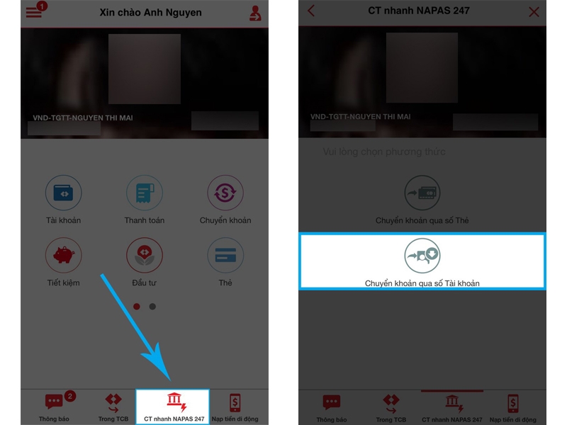 Chuyển tiền Techcombank trên điện thoại (Ảnh 9)