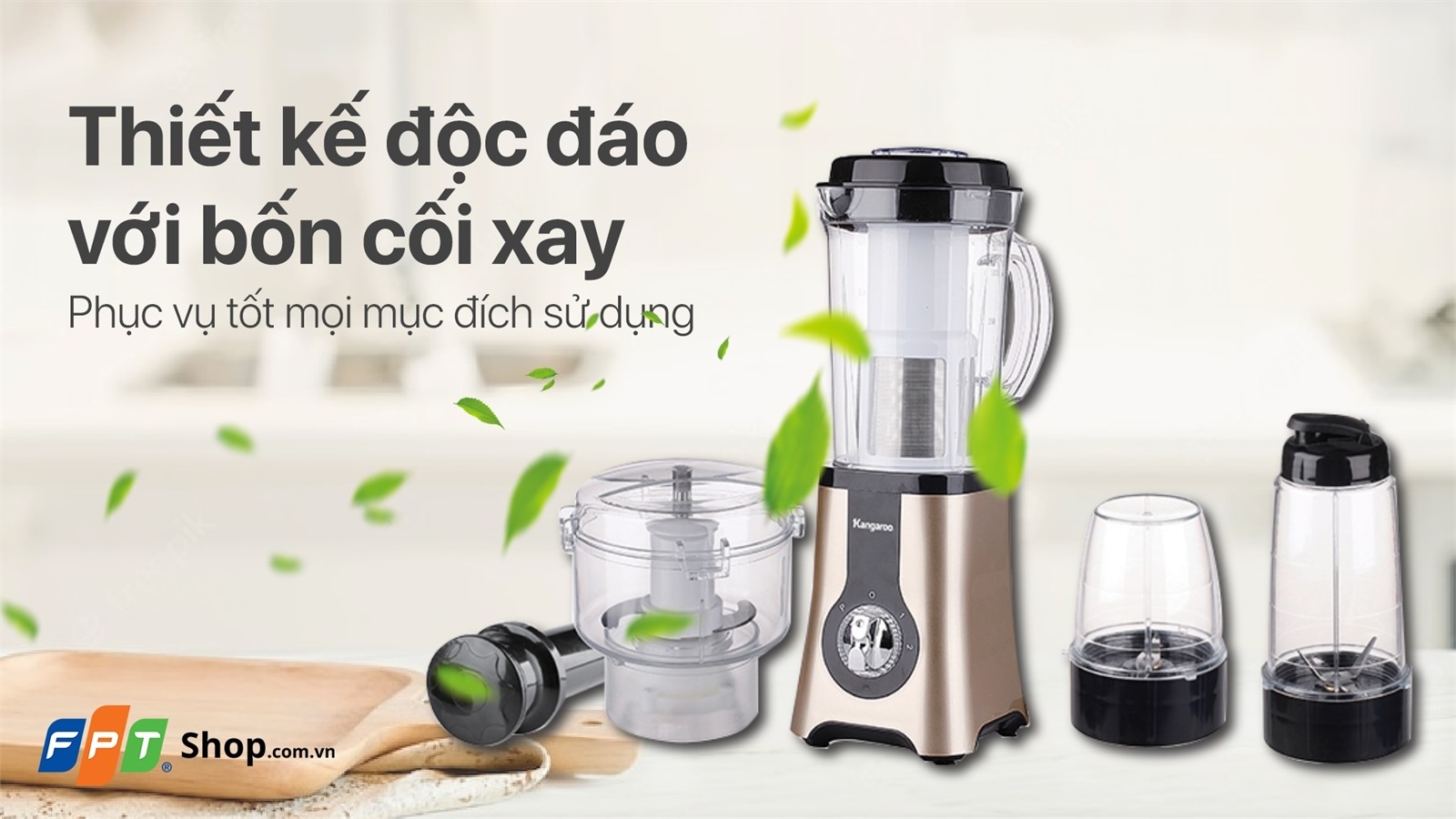 Máy xay đa năng: Thành viên không thể thiếu trong căn bếp hiện đại