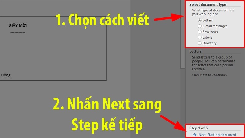 Cách trộn thư trong Word (Ảnh 5)