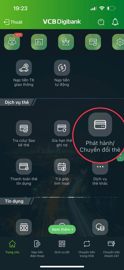 Hướng dẫn chuyển đổi thẻ từ sang thẻ chip Vietcombank (Ảnh 2)