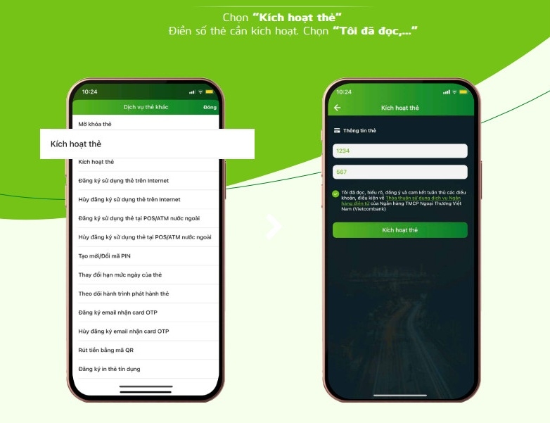 Hướng dẫn kích hoạt thẻ Vietcombank (Ảnh 3)
