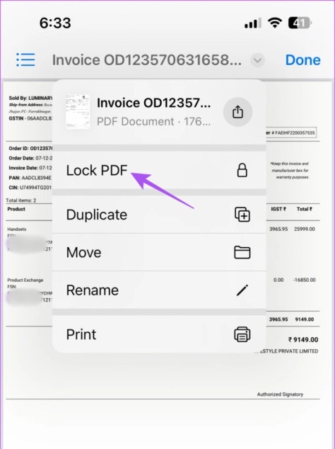 Cài đặt mật khẩu cho file PDF trên iPhone, bạn đã biết cách chưa (6)