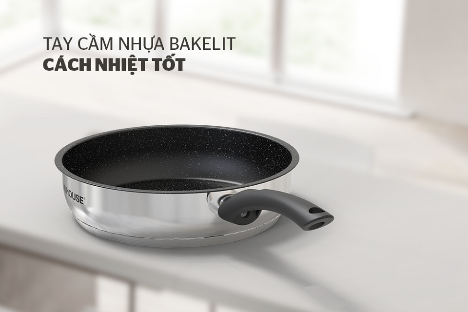 TOP 10 chảo chống dính tốt nhất bao gồm: Sunhouse IN28M4 28cm