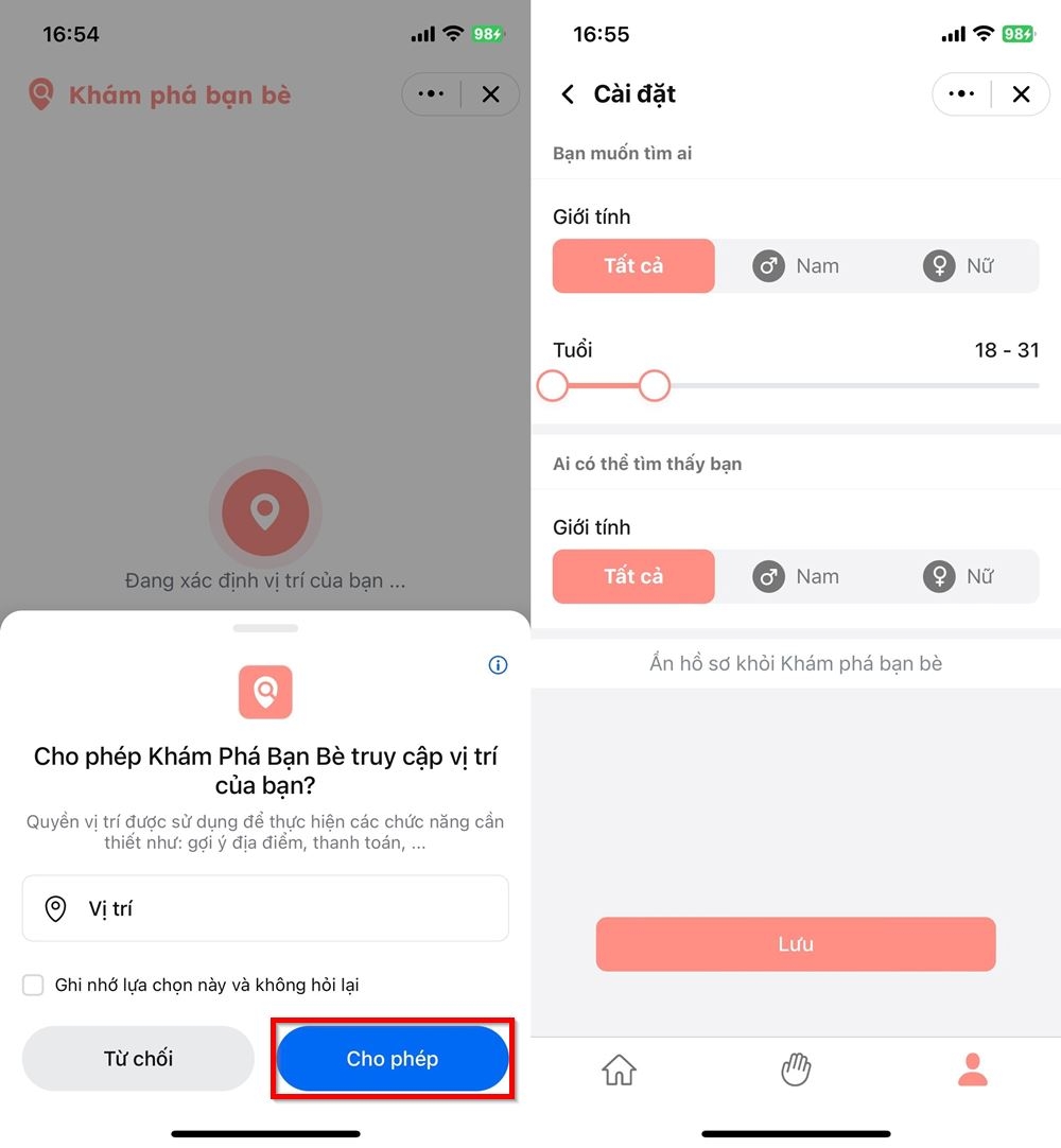 Cách sử dụng tính năng hẹn hò trên Zalo 3
