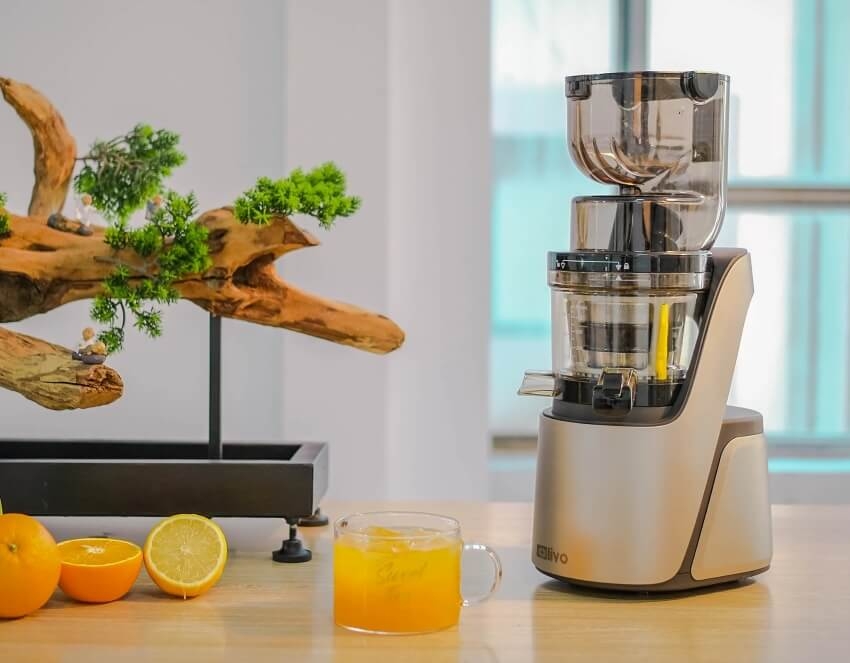 Các dòng máy ép chậm Olivo và Kalite đều sở hữu ngoại hình bắt mắt, thiết kế thông minh