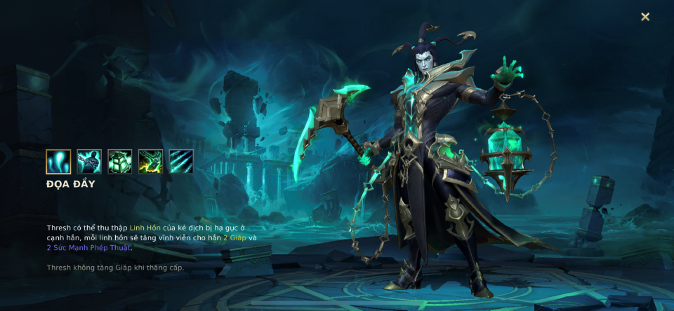 Kỹ năng của Thresh Tốc Chiến