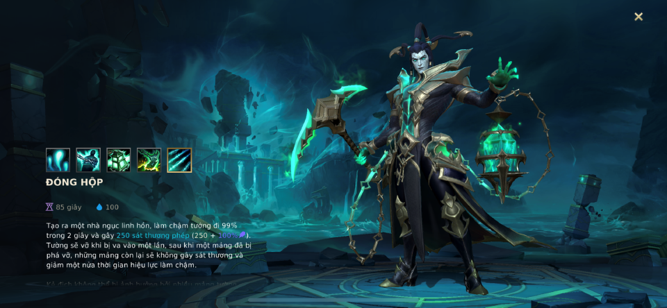 Kỹ năng Thresh Tốc Chiến - Đóng Hộp