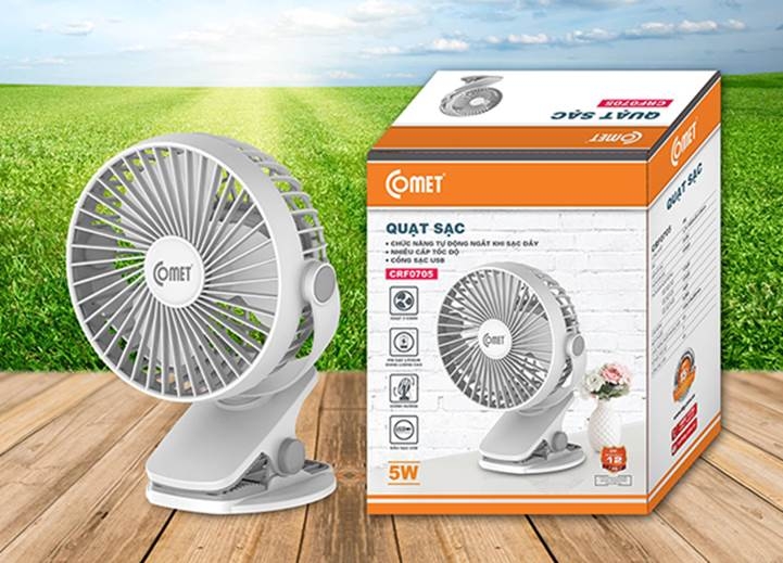 Quạt Sạc Comet CRF0705