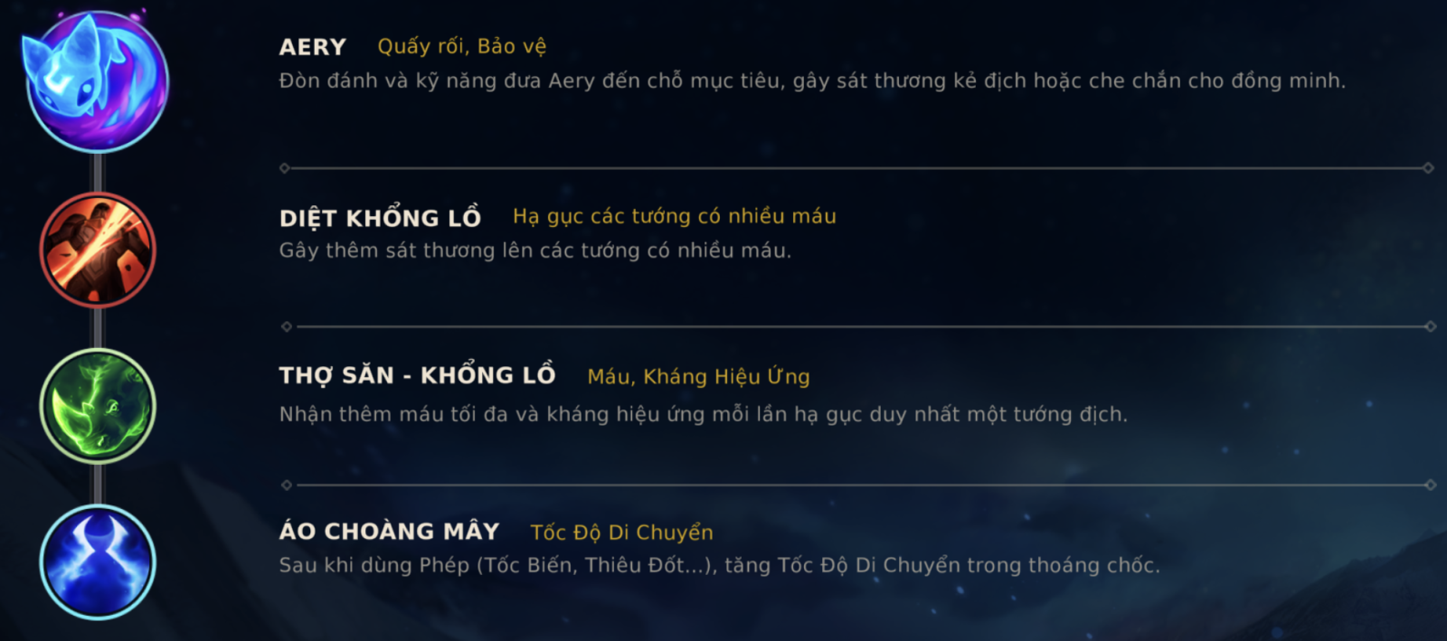 Bảng ngọc Varus Tốc Chiến