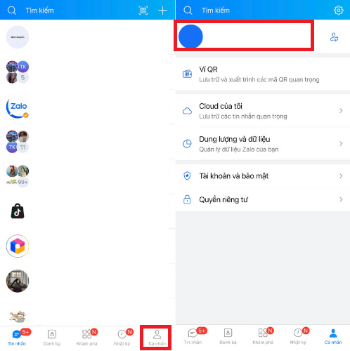 Cách đổi ảnh đại diện Zalo chỉ mình tôi, ẩn trên bảng tin 1