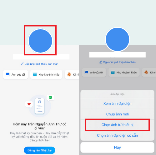 Cách đổi ảnh đại diện Zalo chỉ mình tôi, ẩn trên bảng tin 2