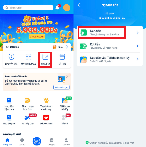 Mách bạn cách nạp tiền vào ZaloPay mới nhất năm 2023 1