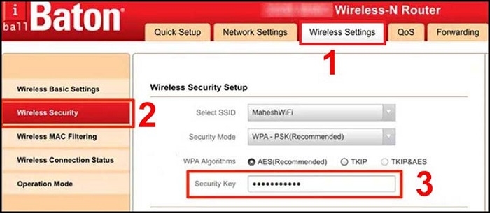 Xem mật khẩu wifi ở mục Passphrase