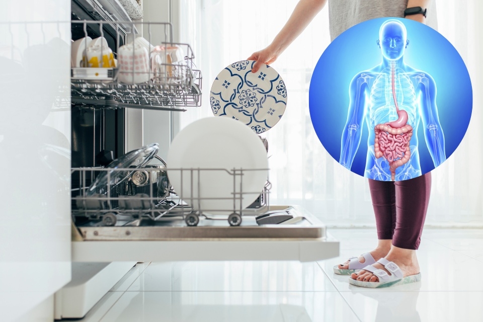 Tác hại của máy rửa bát: Ảnh hưởng của dư lượng chất tẩy rửa