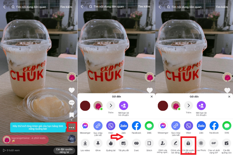 Cách mở bình luận video trên TikTok 2