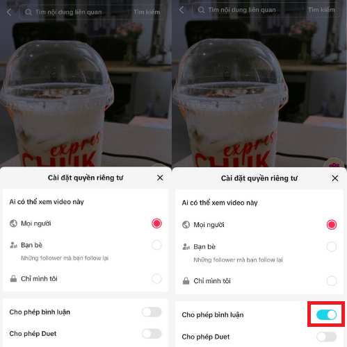 Cách mở bình luận video trên TikTok 3