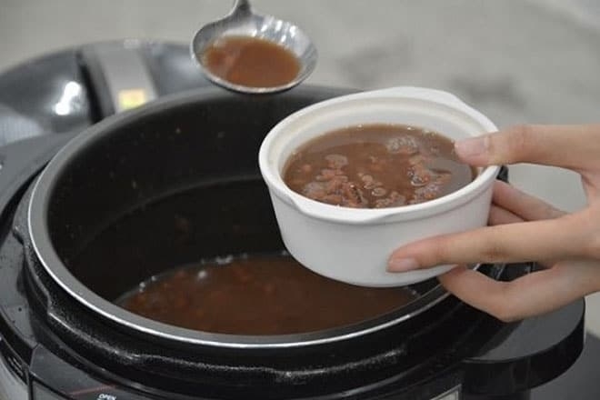 Nấu chè đậu đen, chè các loại bằng nồi áp suất 15-25phút