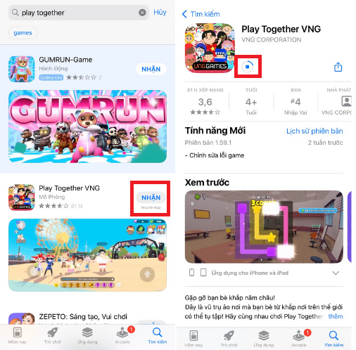 Cách nhập Code Play Together trên iPhone 1