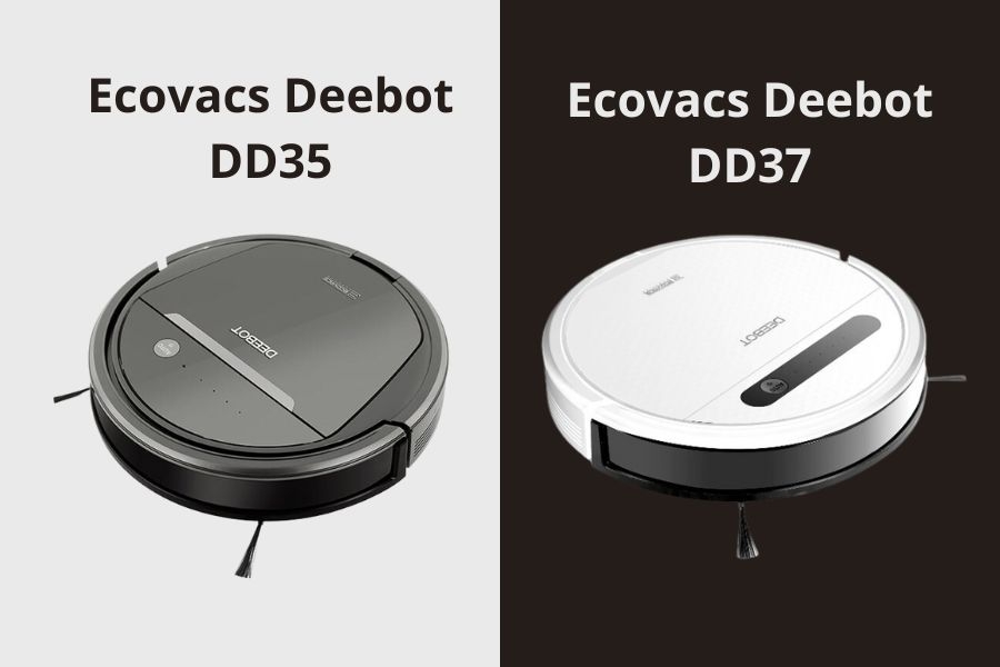 So sánh các dòng máy hút bụi Ecovacs Deebot DD35 và Ecovacs Deebot DD37