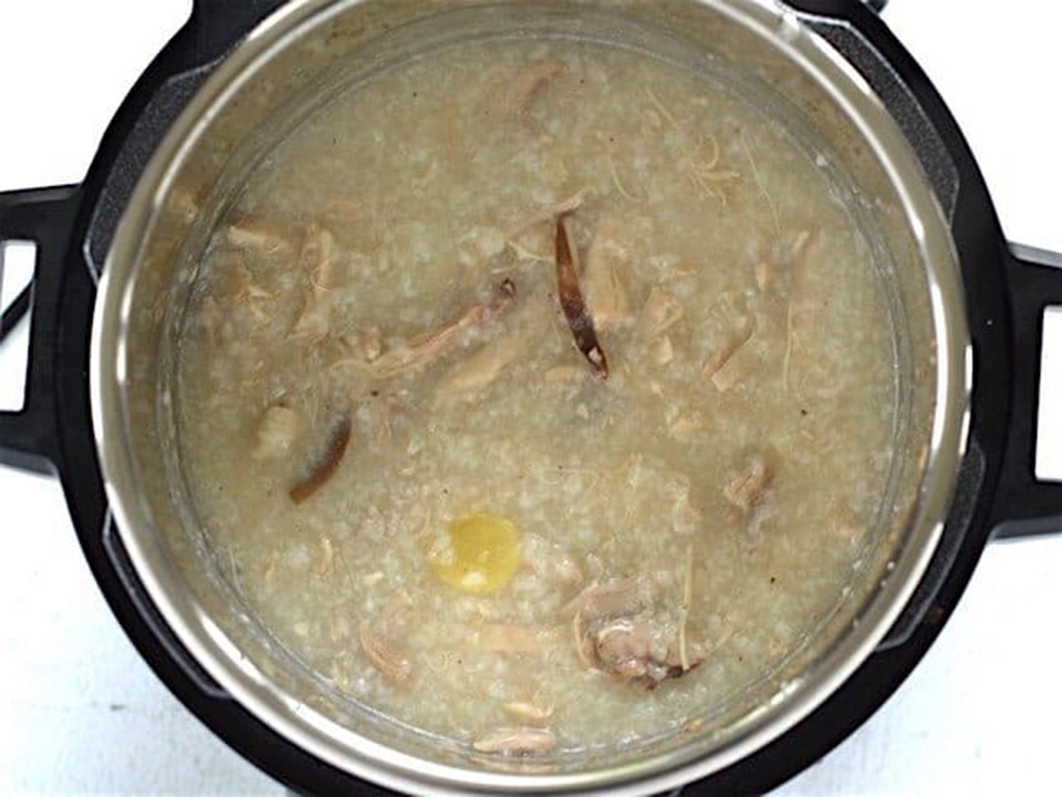 Bước 4: Nấu cháo