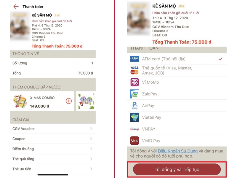 Các cách đặt vé xem phim online nhanh chóng (Ảnh 3)