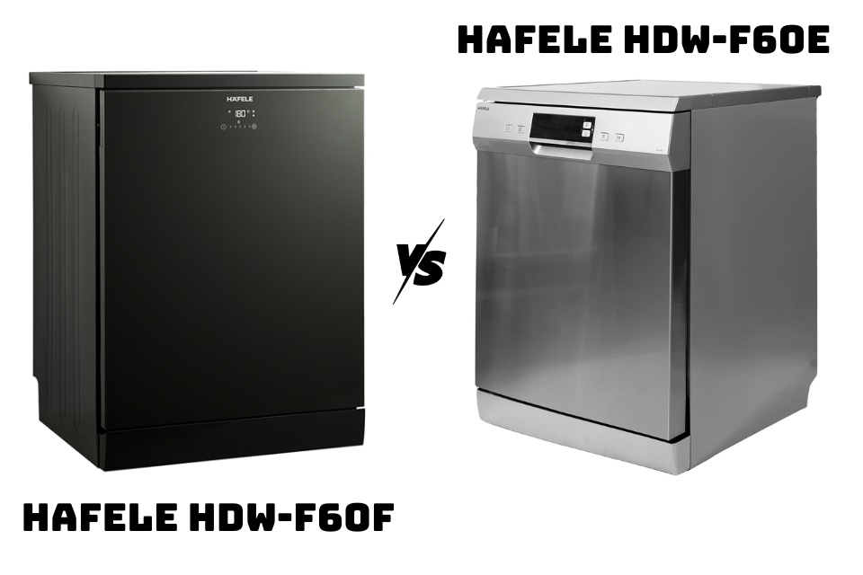 Thiết kế của máy rửa bát Hafele HDW-F60F và HDW-F60E