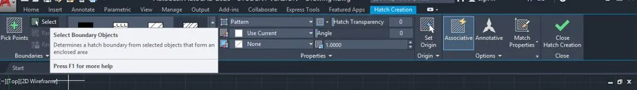 Cách sử dụng lệnh Hatch trong CAD (Bước 5)