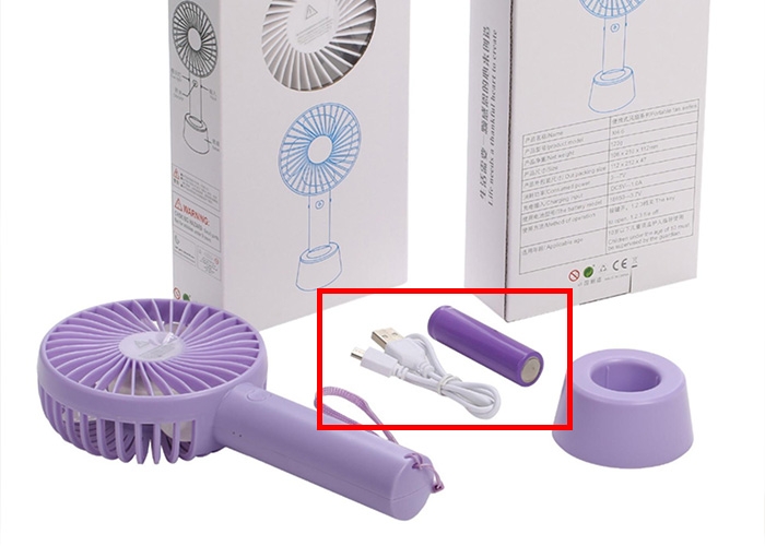 Cách sửa quạt mini cầm tay không quay bước 1