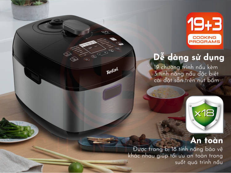 Nồi áp suất Tefal điện đa năng