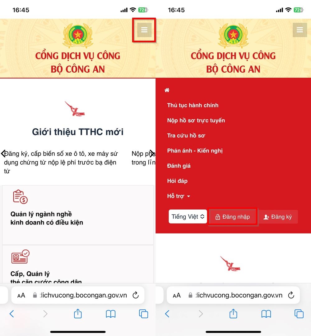 Cách trình báo mất hộ chiếu online 1