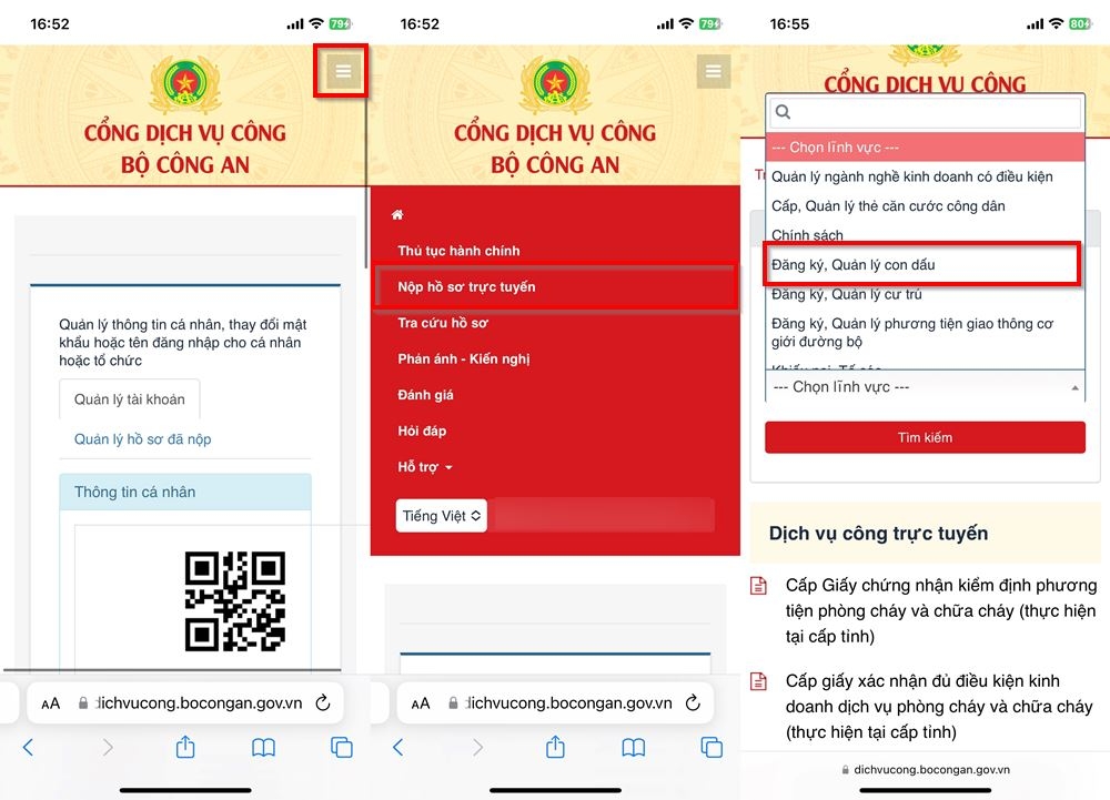 Cách đăng ký thêm con dấu online 3