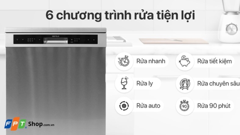 Máy rửa bát 12 bộ Hafele HDW-F60G