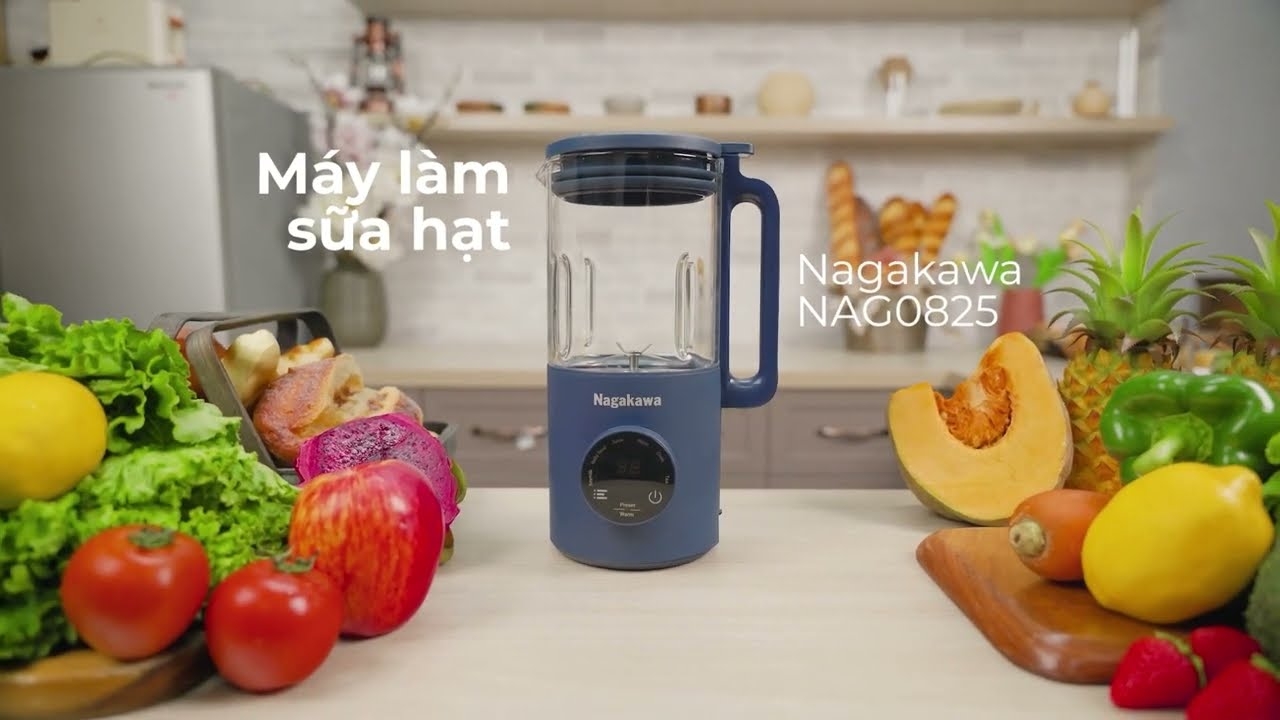 Máy làm sữa hạt mini Nagakawa NAG0825
