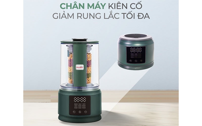 Máy làm sữa hạt Magic Eco AC-141 mang đến nhiều tiện ích trong chế biến sữa hạt, cháo mịn, súp….