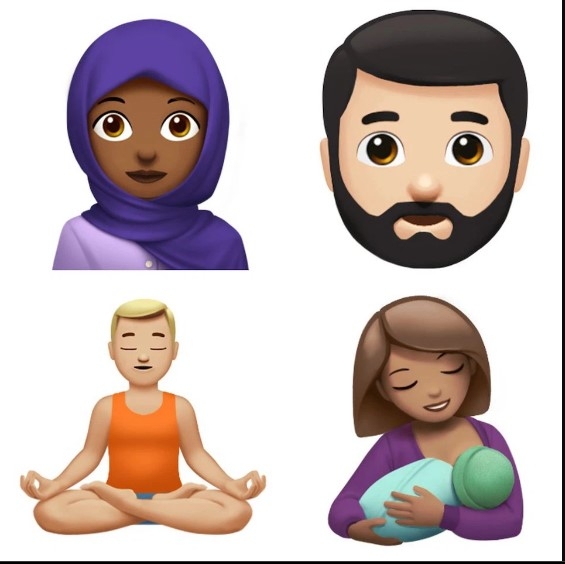 Một số biểu tượng emoji mới được bổ sung