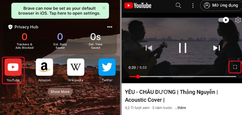 Cách vừa xem Youtube vừa lướt web trên iPhone (Ảnh 5)
