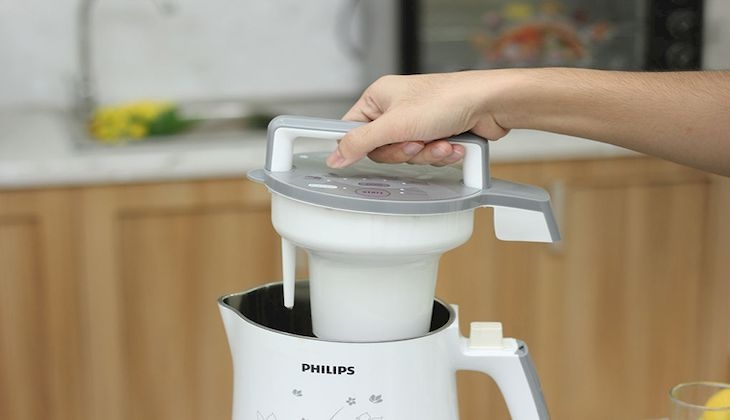 máy làm sữa hạt báo lỗi E1