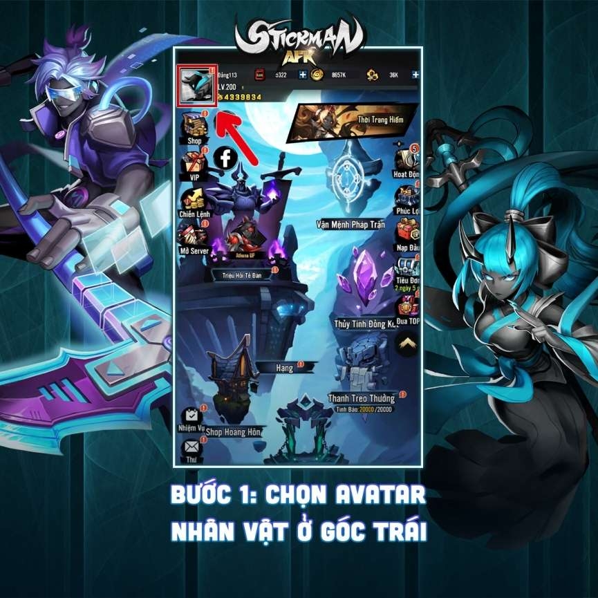 nhập code Stickman AFK - hình 1