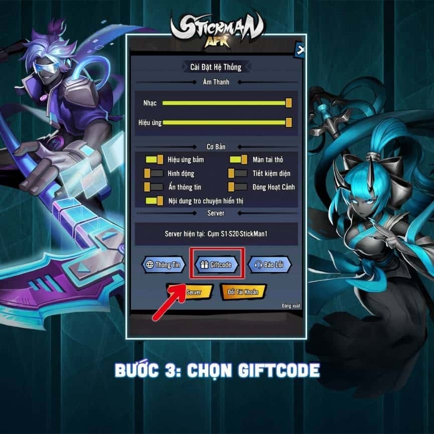 nhập code Stickman AFK - hình 3