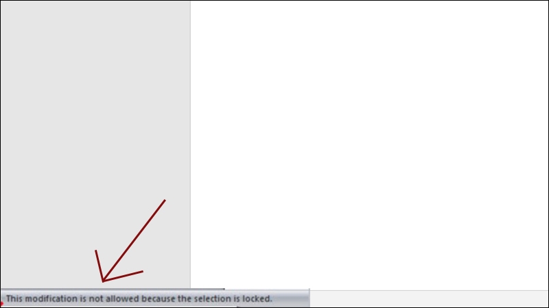 Cách sửa lỗi The selection is locked trong Word (Ảnh 1)