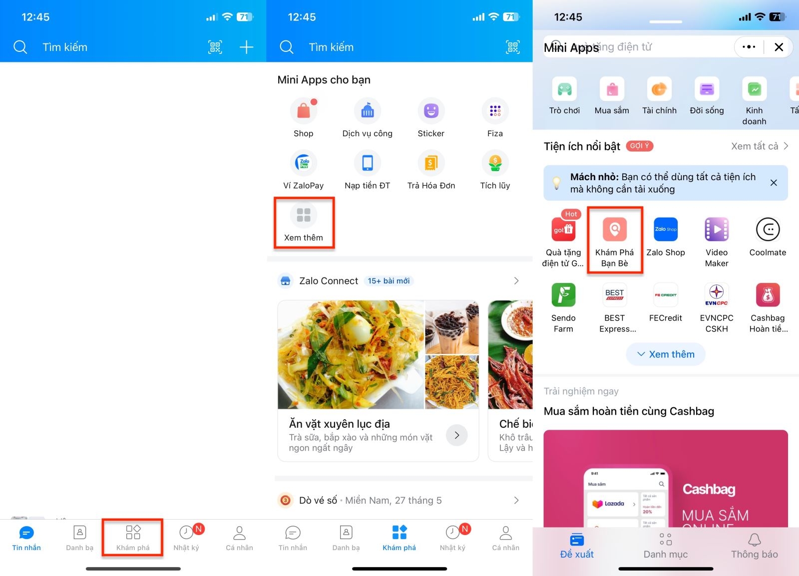Cách bật địa chỉ, số điện thoại trên tính năng hẹn hò của Zalo 1