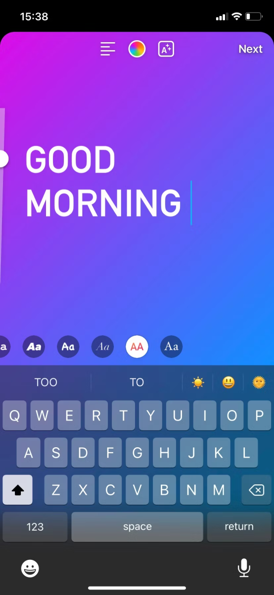 Cách đổi font chữ Instagram trong Story