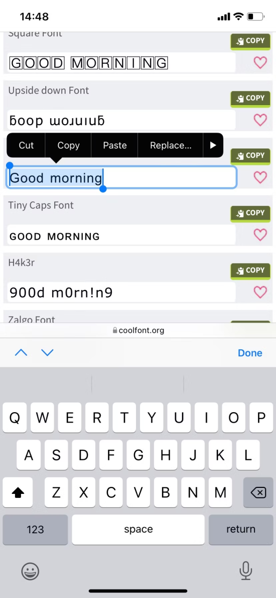 Cách đổi font chữ Instagram