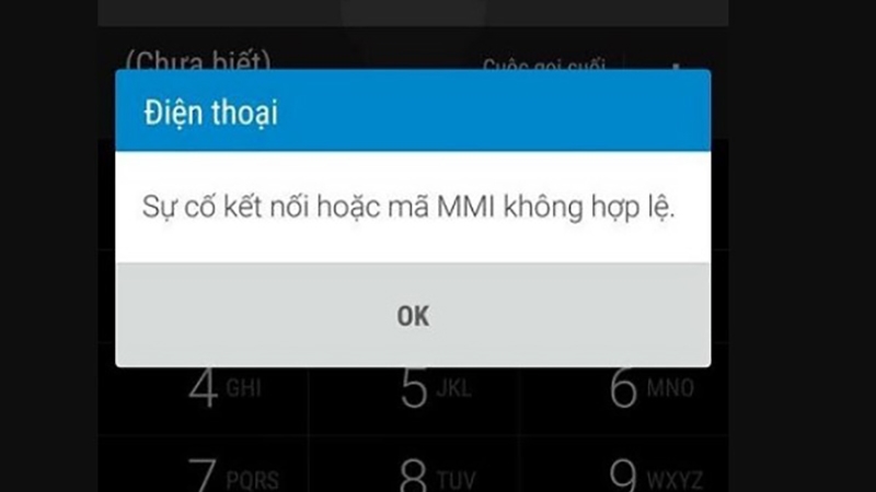 Cách xử lý sự cố kết nối hoặc mã MMI không hợp lệ (Ảnh 1)