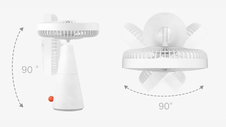 Xoay quạt Xiaomi Rechargeable Mini Fan