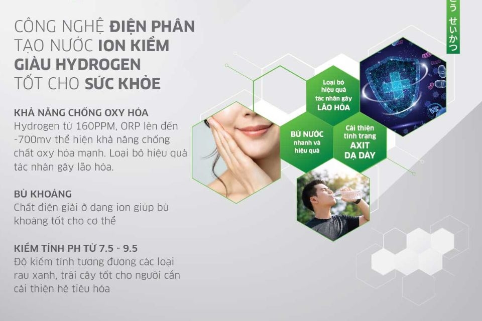 Công nghệ tạo nước Hydrogen Kangaroo KG10A8ES