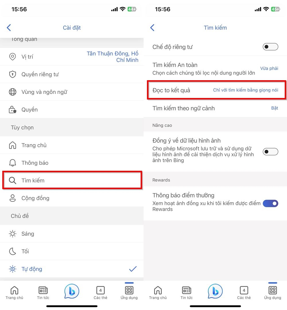 Cách bật chế độ đọc kết quả trên Bing AI 2
