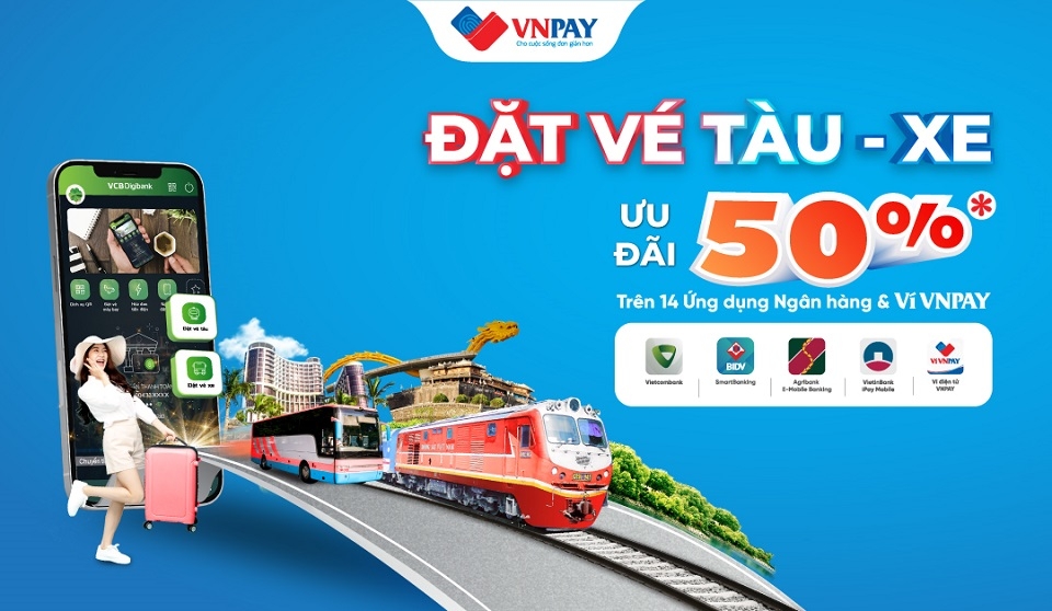 Đặt xe và hàng trăm tiện ích khác trên VNPAY